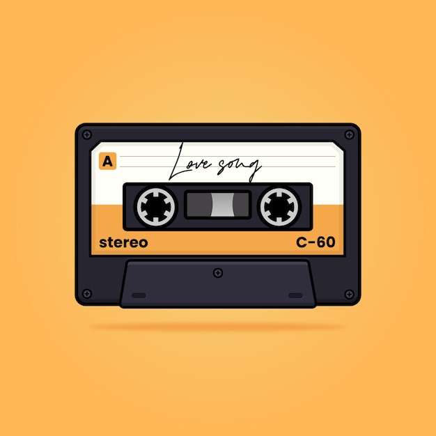 Una cinta que dice canción de amor en ella