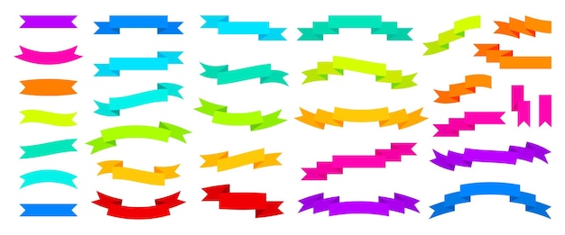 Cinta vacaciones banner noticias icono colorido conjunto plano