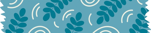 Cinta washi floral de primavera