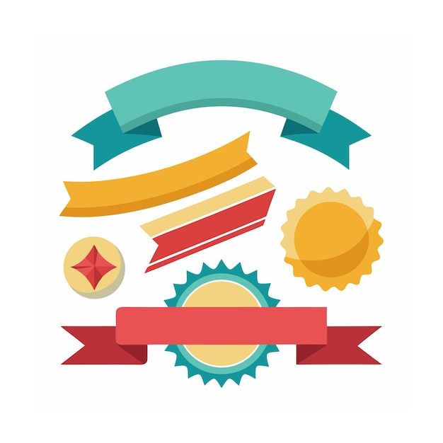 Cintas etiquetas y pegatinas comercio electrónico y compras conjunto de iconos ilustración vectorial