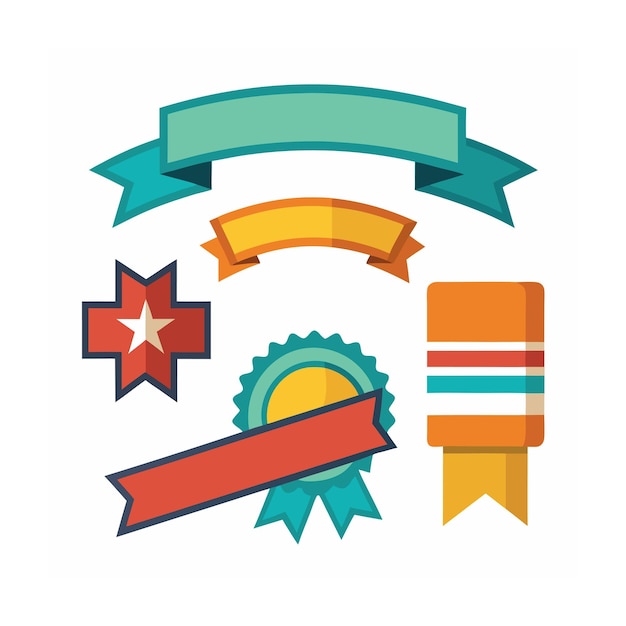 Cintas etiquetas y pegatinas comercio electrónico y compras conjunto de iconos ilustración vectorial