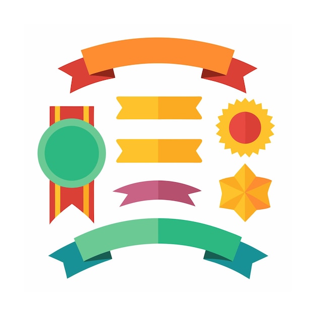 Cintas etiquetas y pegatinas comercio electrónico y compras conjunto de iconos ilustración vectorial