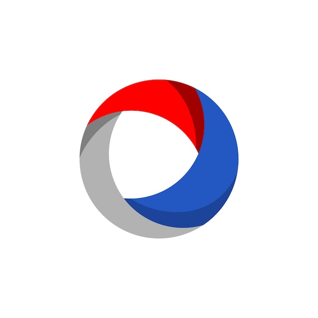 Circle Lens Colorful Logo Plantilla Ilustración Diseño Vector EPS 10