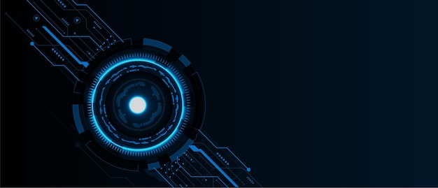 circuito de estructura abstracta tecnología informática y antecedentes comerciales digitales