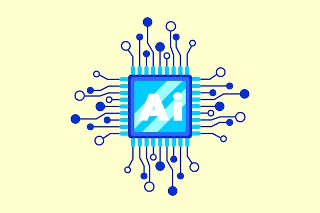 Vector circuito de inteligencia artificial del chip del procesador ai