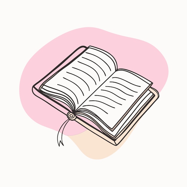 circuito de línea de ilustración vectorial de marcado abierto