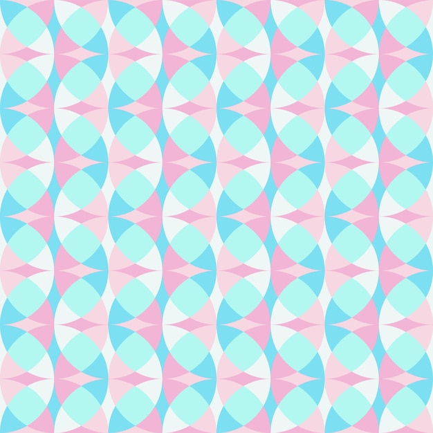 Círculo abstracto sin costuras y patrón de forma geométrica ovalada para fondo cartel banner textil