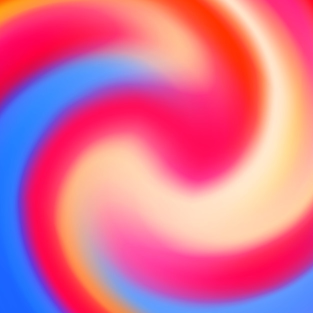 Círculo abstracto Creative Fluid multicolor fondo borroso