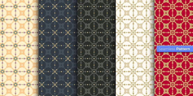 Círculo abstracto patrón geométrico colores de fondo arte contemporáneo estilo minimal simétrico para papel tapiz envoltura textiles tela ropa recuerdos superficie vector patrón sin costuras