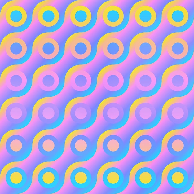 Círculo abstracto de patrones sin fisuras