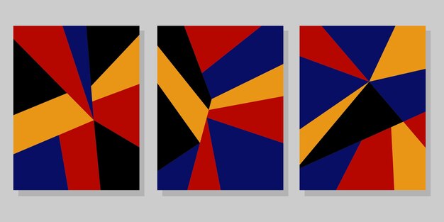 Círculo abstracto del vector del fondo del modelo geométrico de la Bauhaus