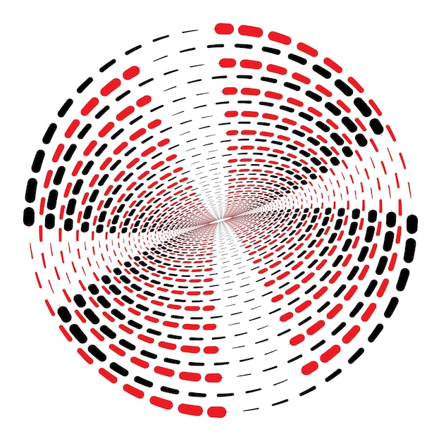 Círculo abstracto vectorial dinámico que puede utilizar como icono de fondo del símbolo del logotipo, etc.