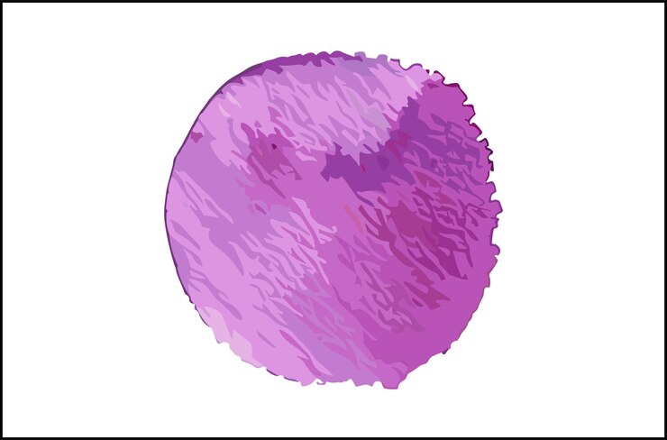 Vector el círculo de acuarelas rosa y azul