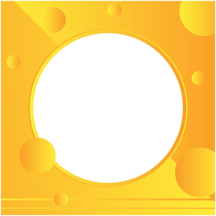 un círculo amarillo con un círculo blanco en él
