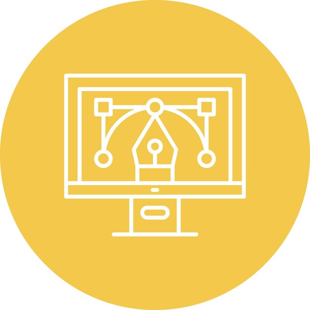 un círculo amarillo con un logotipo que dice el centro de la imagen