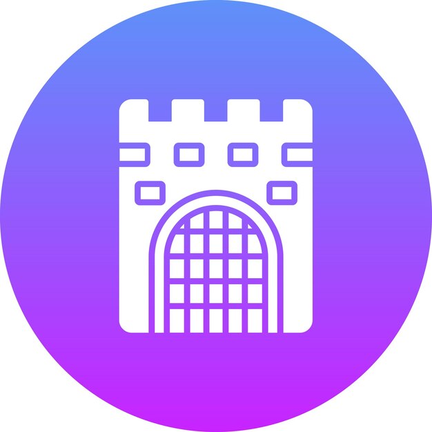 Un círculo azul con un círculo azul y púrpura con un borde rosa