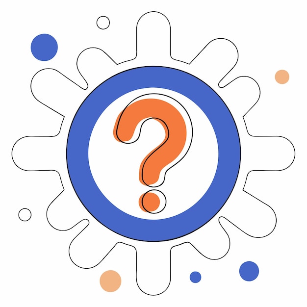 un círculo azul y naranja con un círculo azul y un círculo blue con un círcolo rojo y azul a su alrededor
