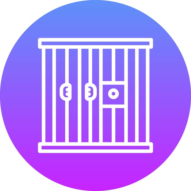 un círculo azul y rosa con un círculo blue y rosa con el número 8 en él