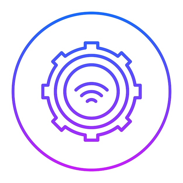 un círculo azul y rosa con un diseño azul y rosa en él