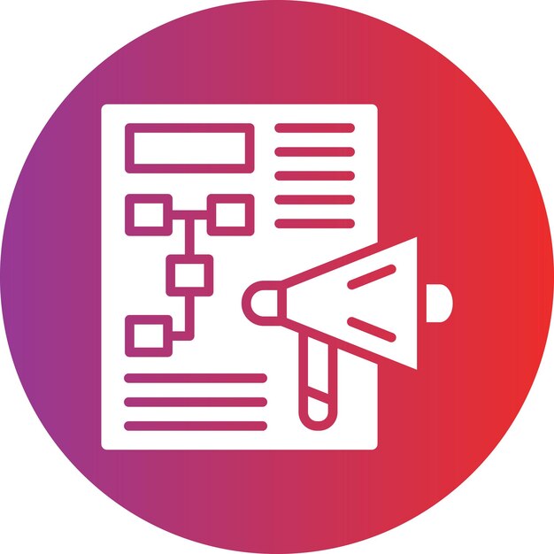 un círculo blanco con un círculo rojo con un círcolo rojo con una diagrama en él