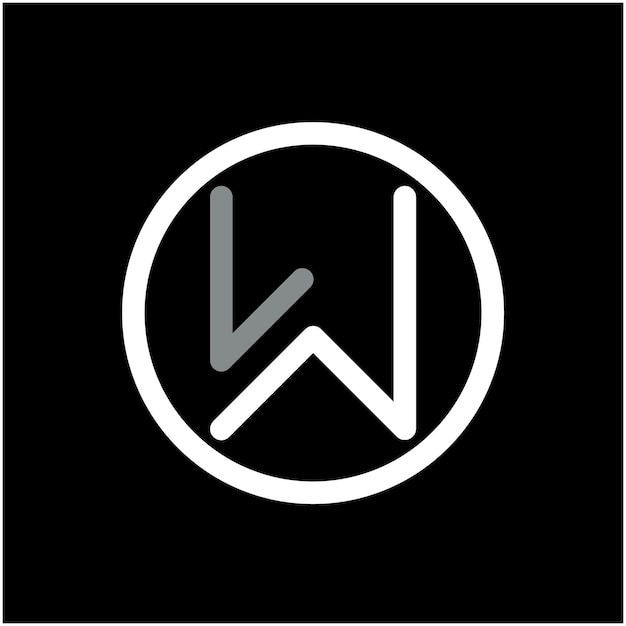 un círculo blanco con las iniciales WW en él