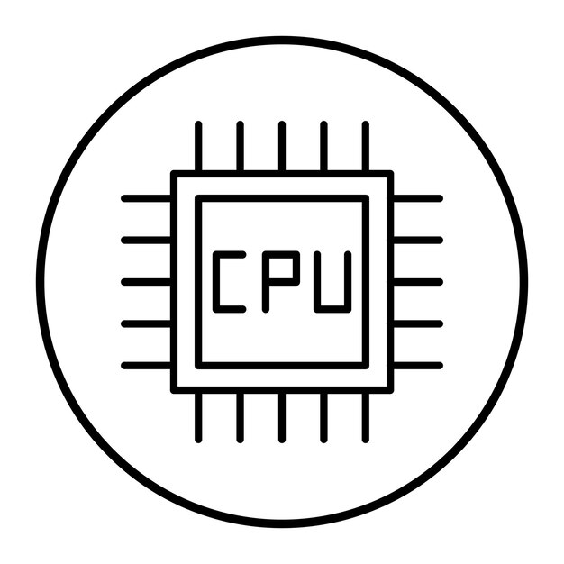 un círculo blanco con las letras c p
