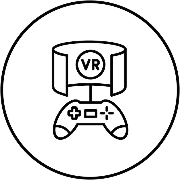 un círculo blanco con un logotipo en blanco y negro que dice video