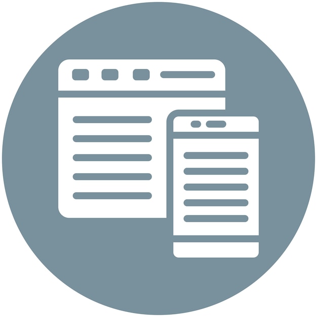 un círculo blanco con un papel con un documento en él