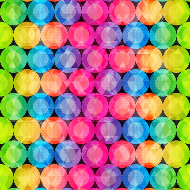 círculo, brillante, seamless, patrón