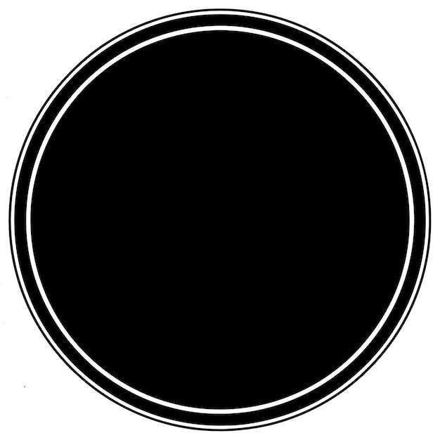 un círculo con un círculo negro a su alrededor que dice quot el círculo quot