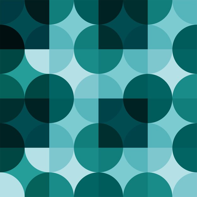 círculo de color de patrones sin fisuras. ilustración de vector de muestra de patrón geométrico