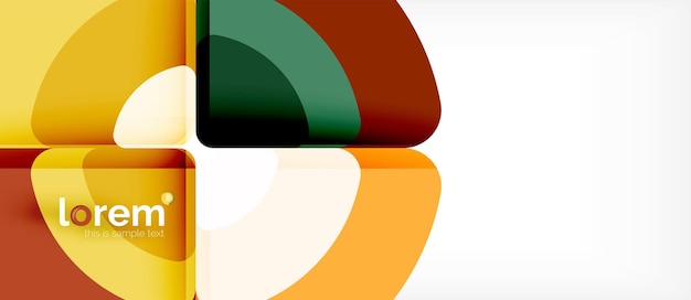 Círculo de fondo abstracto