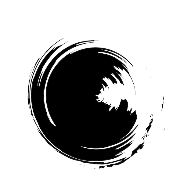 un círculo con un fondo blanco que tiene una imagen de un árbol y una línea de un círculo