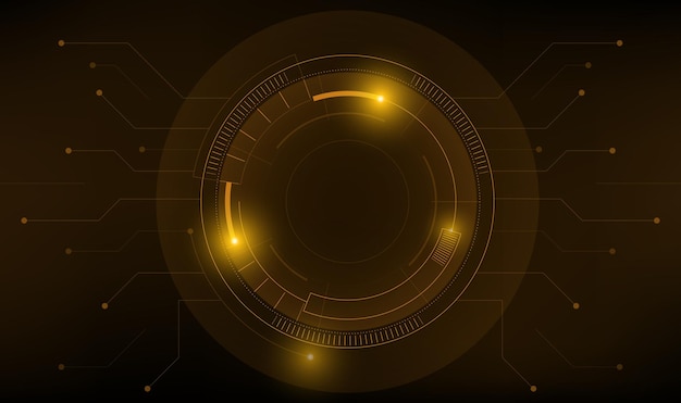 un círculo con un fondo dorado y un círcolo con un círculo en el medio