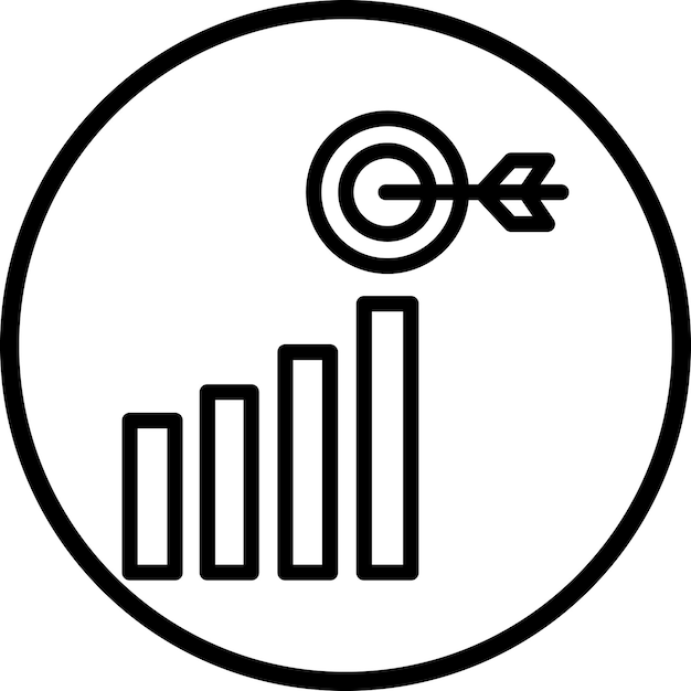 un círculo con una gráfica en él que dice gráfico en él
