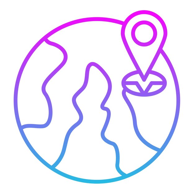 un círculo con una imagen de una persona y un mapa de la palabra sau