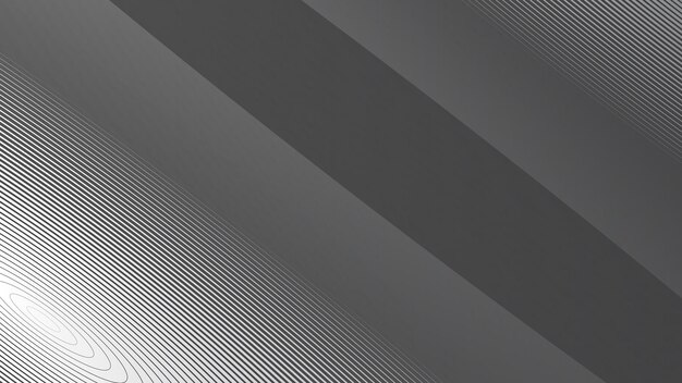 Círculo de línea gris abstracta con gradiente para el fondo o la presentación
