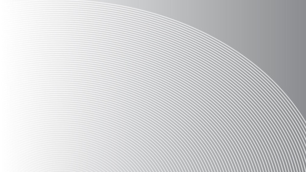 Círculo de línea gris abstracta con gradiente para el fondo o la presentación