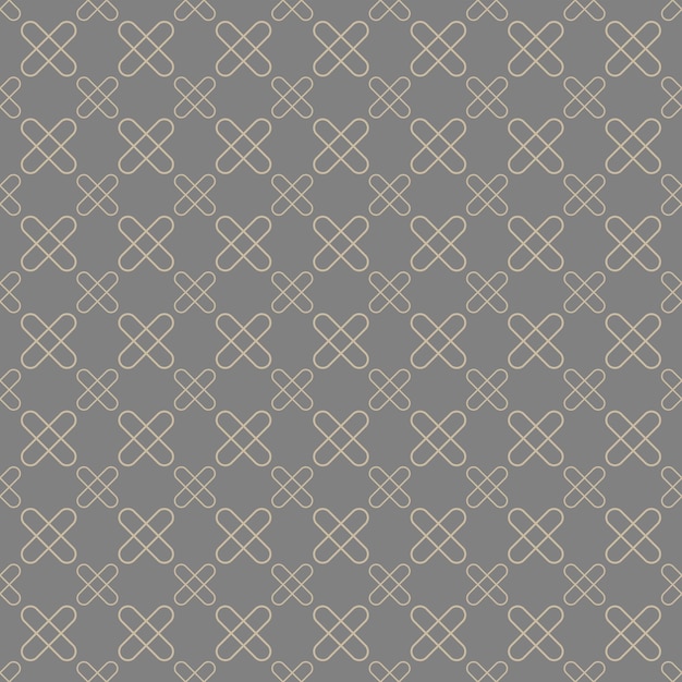 Círculo de malla negra Patrón de fondo sin costura Ilustración de textura vectorial de metal sin costura