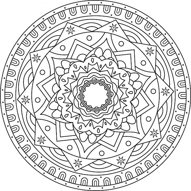 Círculo Mandala Lineal