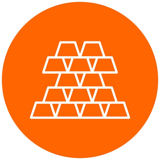 círculo naranja con letras blancas que dicen la palabra en él