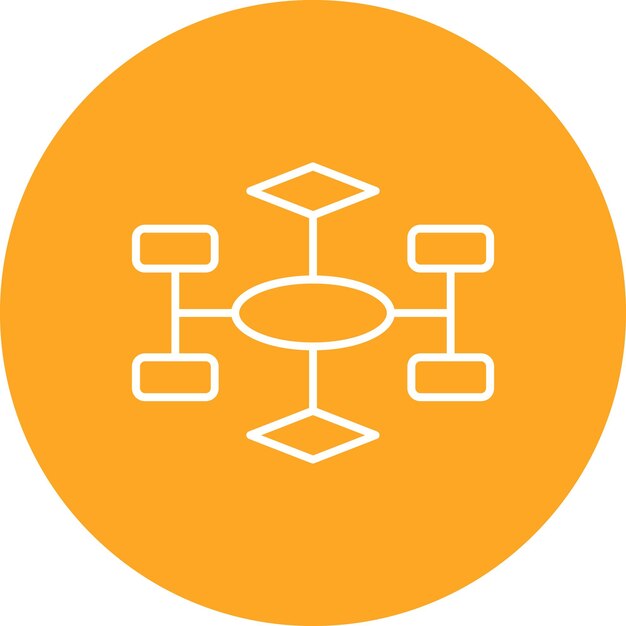 círculo naranja con la palabra flechas en él