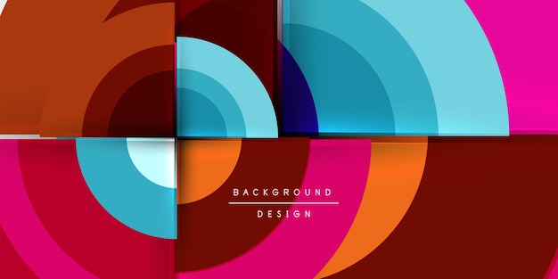 Círculo objetivo formas geométricas abstractas Ilustración vectorial para papel tapiz Banner Fondo Tarjeta Libro Ilustración página de aterrizaje