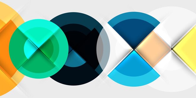 Círculo objetivo formas geométricas abstractas Ilustración vectorial para papel tapiz Banner Fondo Tarjeta Libro Ilustración página de aterrizaje