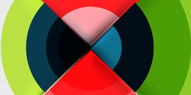 Círculo objetivo formas geométricas abstractas Ilustración vectorial para papel tapiz Banner Fondo Tarjeta Libro Ilustración página de aterrizaje