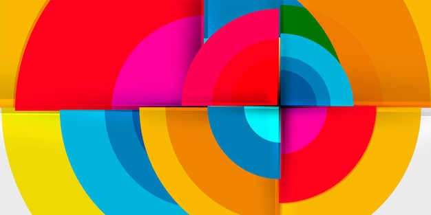 Círculo objetivo formas geométricas abstractas Ilustración vectorial para papel tapiz Banner Fondo Tarjeta Libro Ilustración página de aterrizaje