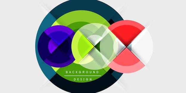 Círculo objetivo formas geométricas abstractas Ilustración vectorial para papel tapiz Banner Fondo Tarjeta Libro Ilustración página de aterrizaje