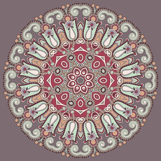 Círculo ornamento encaje redondo ornamental