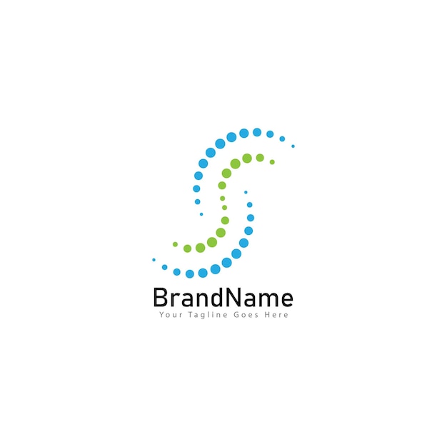 Círculo Puntos Creative Cool Logo Icono Diseño