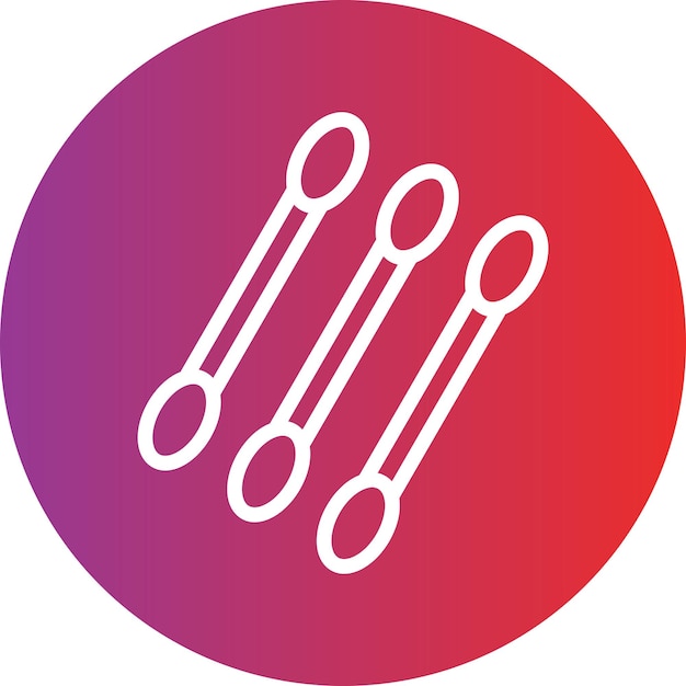 un círculo rojo con un circulo rojo que dice tornillos